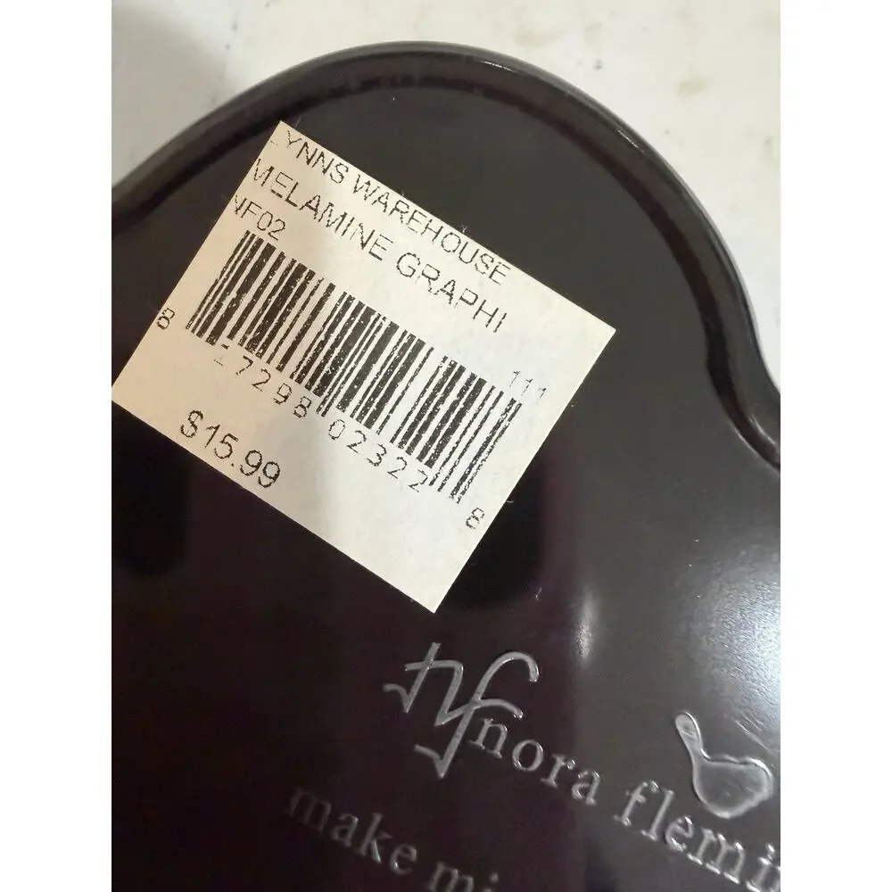 Nora Fleming Melamine Black Bird Birdie Dish 2021 Pink 2020 Limited Edition